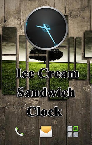 download Ice cream sandwich clock apk